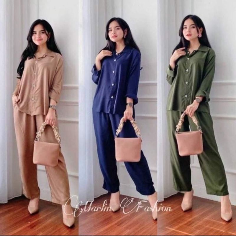 ONE SET RAYON PREMIUM SETELAN WANITA