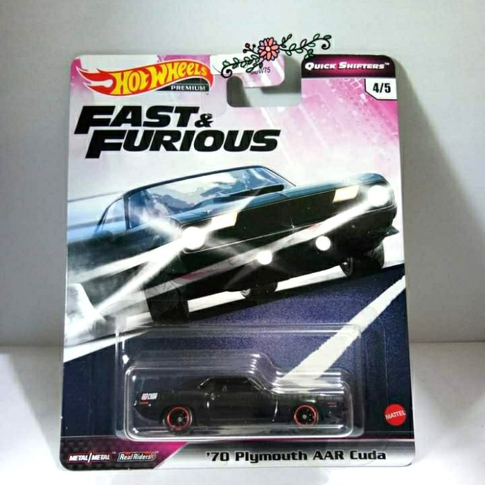 Hot Wheels 70 PLYMOUTH AAR CUDA FAST & FURIOUS