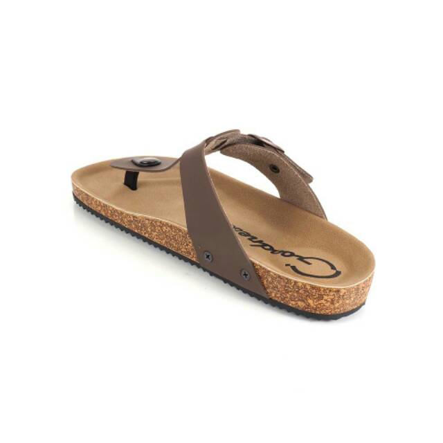 DISC 50% SANDAL KULIT GOODNESS YOUTH BROWN