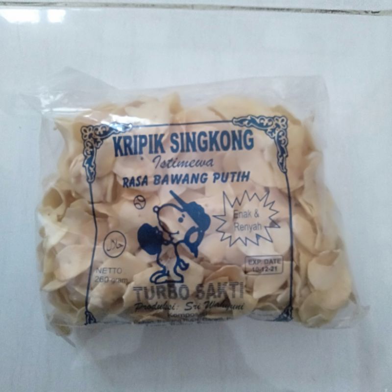 

Kripik singkong turbo sakti (130 gr) keripik singkong khas madura, krepek tenggeng, kerepek singkong