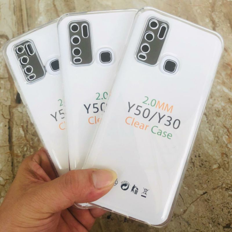 Silikon Jelly Soft Case Bening Vivo Y30 Y50 Softcase