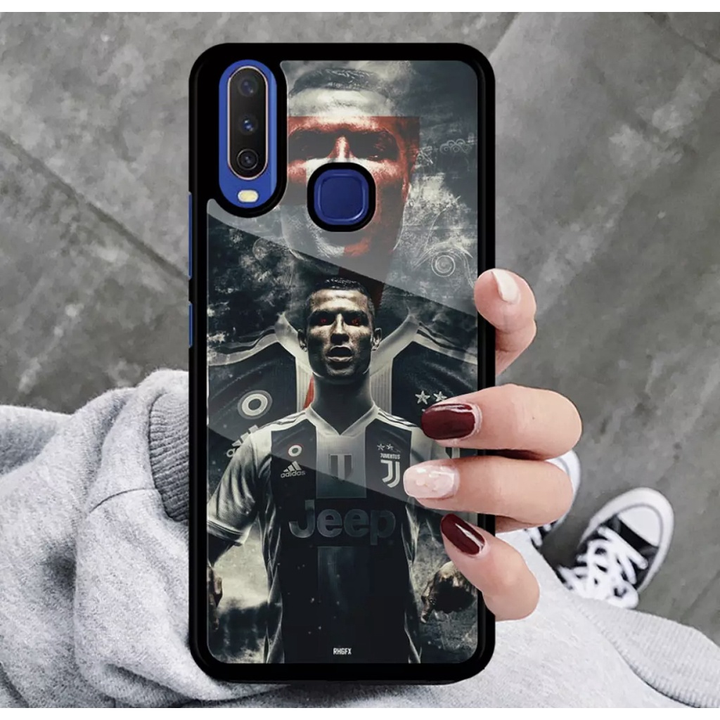 ACASTO Case Vivo Y12/ Y15/ Y17/ Y12i/ Y91/ Y93/ Y95 gambar fashion bola CR7 unik keren design pria &