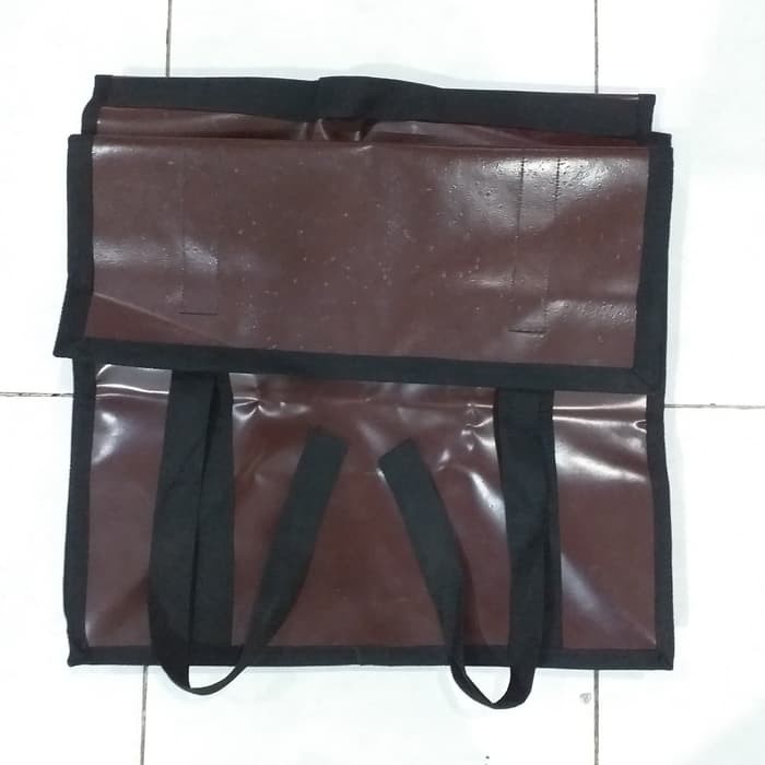 Tas Angkut Bahan Plastik Kulit Kuat / Tas Barang Motor Size L***
