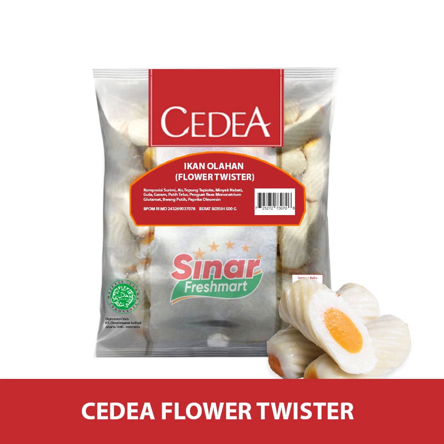 

[SINAR.FRESHMART] CEDEA Flower Twister Olahan Ikan [500g]