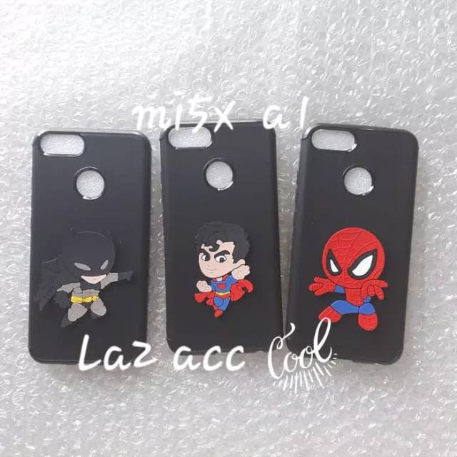 Case xiaomi mi5x a1 karakter hero softcase casing silikon
