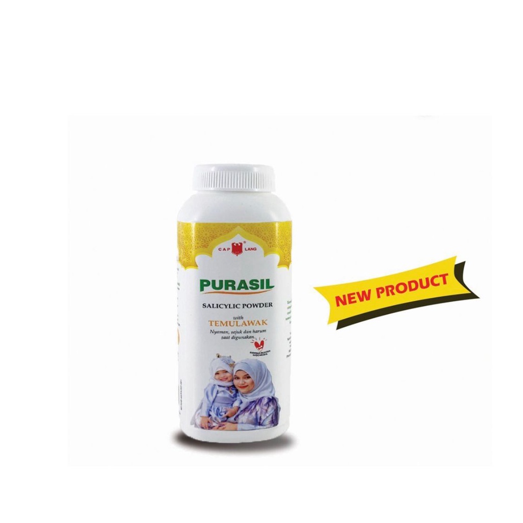 Cap Lang Bedak Purasil Salicylic Powder 30 gr 60 gr Bedak Gatal Biang Keringat Bayi Anak