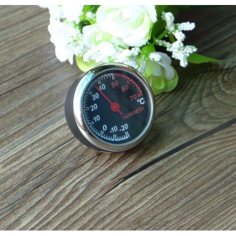 THERMOMETER dan HYGROMETER dan JAM pajangan Dashboard Mobil