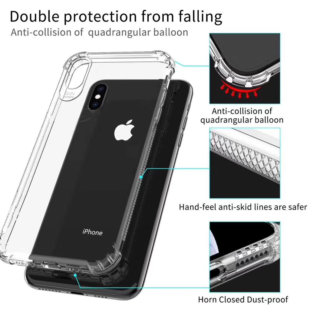 Casing iPhone 12 Pro Max TPU untuk iPhone 7 / 8 Plus / XS / XR / Max / 11Pro Max case iPhone 12mini