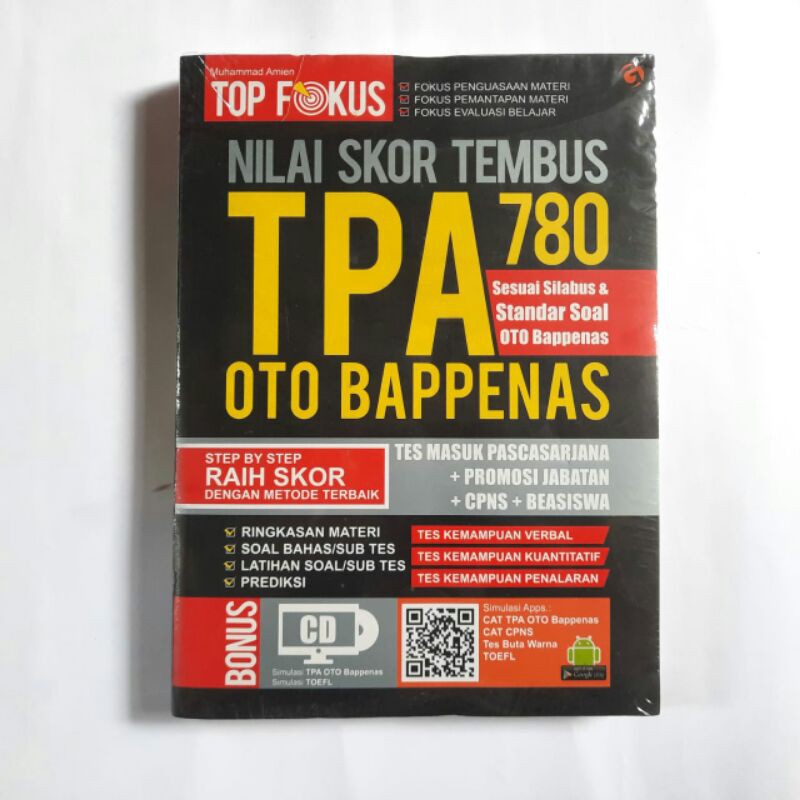 Buku Oto Bappenas Top Fokus Nilai Skor Tembus Tpa 780 Sesuai Silabus Standar Soal Oto Bappenas Shopee Indonesia