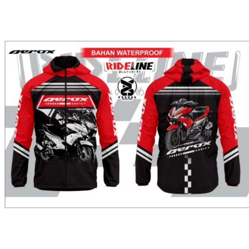 ✅ [NEW] OUTWEAR JAKET HOODIE YAMAHA AEROX SUNMORI TOURING