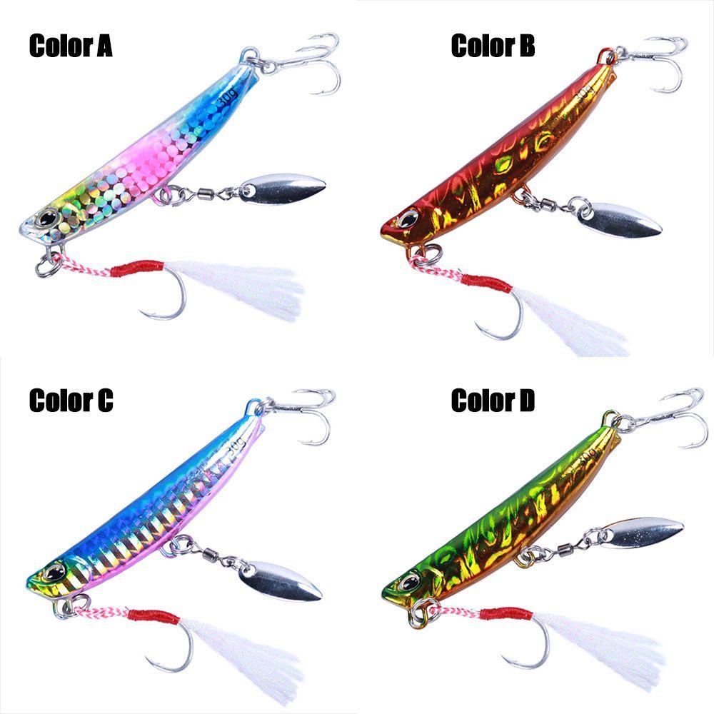 Preva Metal Fishing Lure Sequin Ikan Kecil Warna Warni 60G Lead Casting