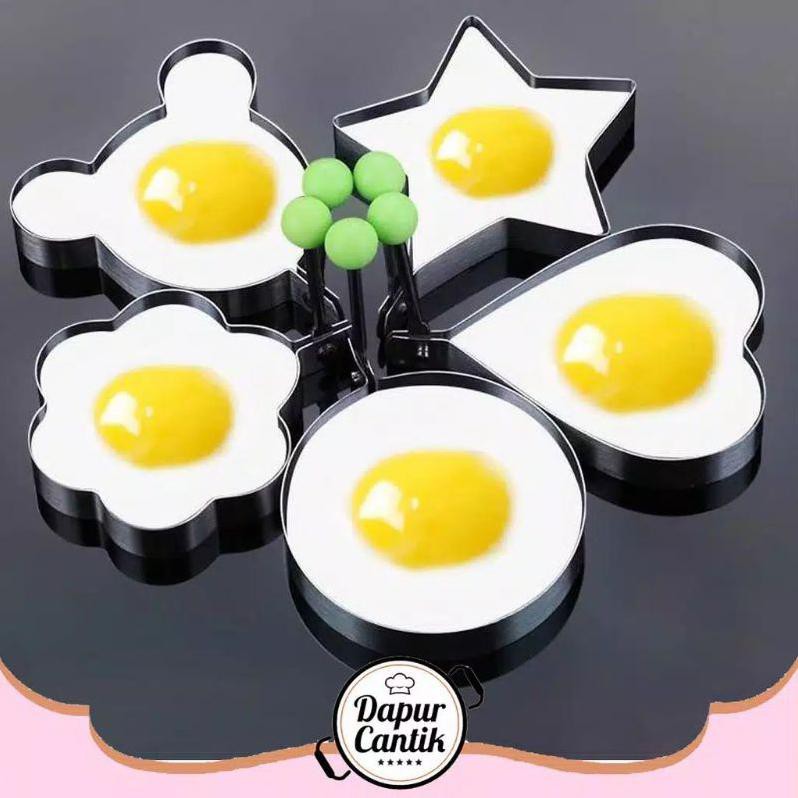 Cetakan Telur Karakter | Egg Mold Telur Ceplok Pancake Cetakan Telor Ring Cutter Bulat