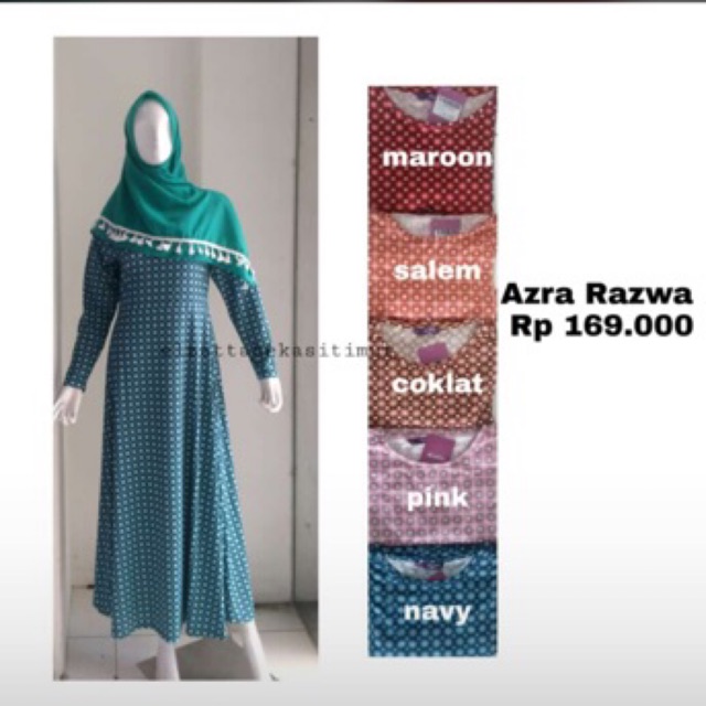 Gamis Elzatta Hijab Azra Razwa