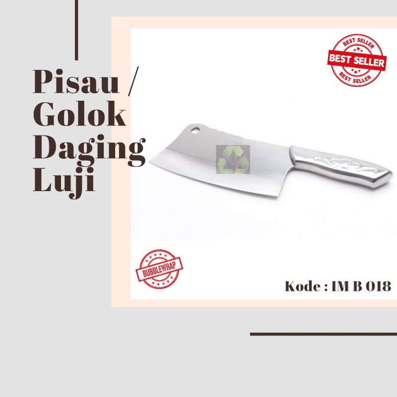 Pisau Daging Cincang Luji B 018 Stainless steel