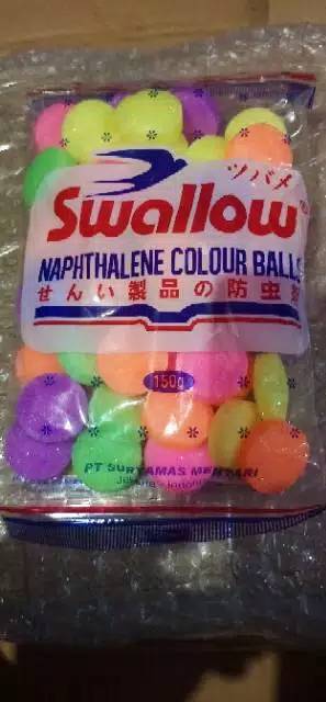 Kamper baju Swallow Ukuran warna warni 150gr ...