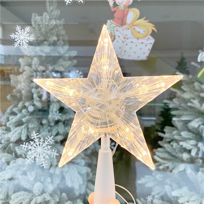 Top Bintang Pohon Natal Lampu LED Hiasan Natal Christmas Star Light Hiasan Natal Harga Grosir Termurah