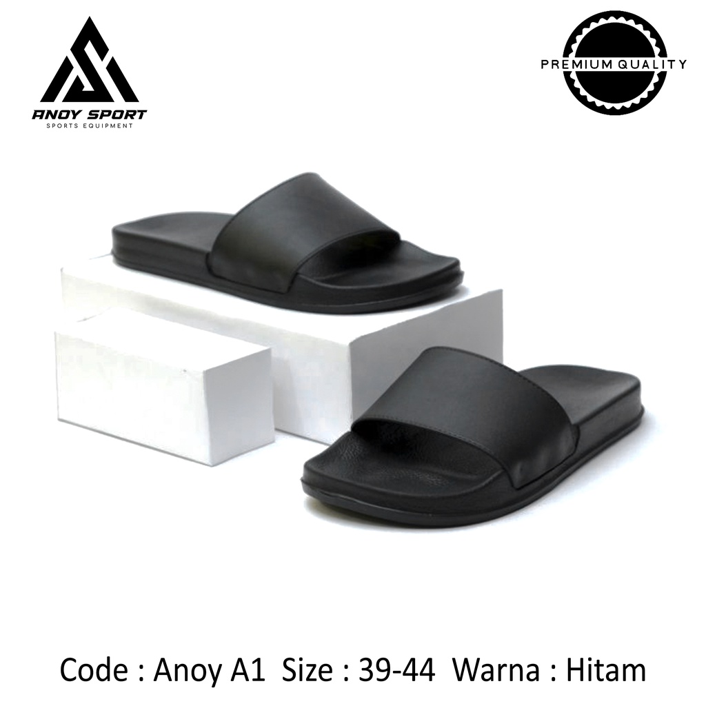 SENDAL PRIA POLOS ANTI AIR ANOY A-01 // SENDAL SANTAI // SENDAL SLIDE KEKINIAN // SENDAL COWOK