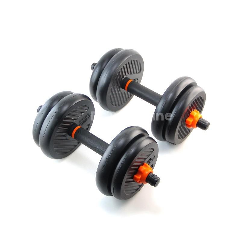 DUMBBELL MURAH FEIERDUN 10 KG 4 IN 1 F209 FREE PUSH UP STAND-DUMBBELL MURAH COCOK UNTUK KEBUGARAN