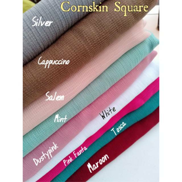 Cornskin Square bisa COD | Hijab Segi Empat