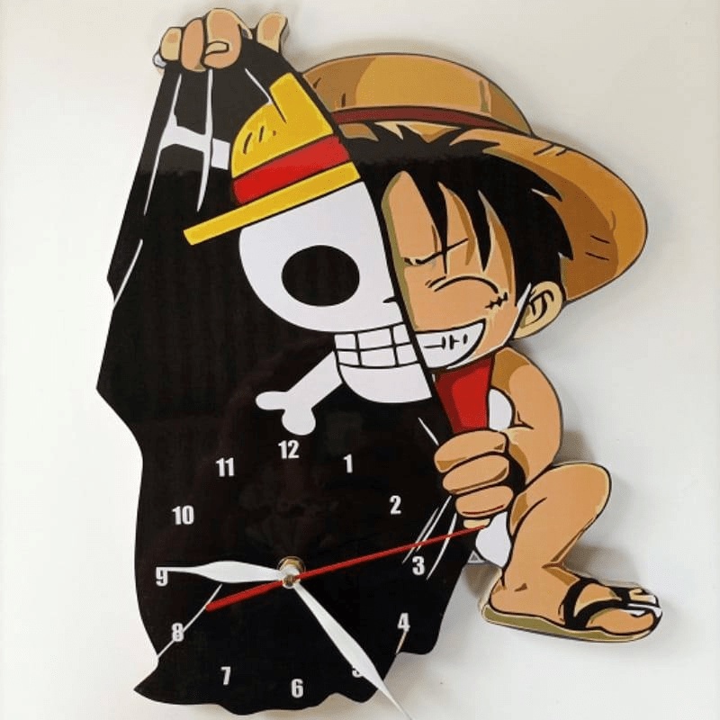 JAM DINDING UNIK KARAKTER ONE PIECE LUFFY BESAR UKURAN JUMBO KEREN MINIMALIS ARTISTIK DEKORASI DINDING KAMAR TIDUR HIASAN DINDING 1 SET MURAH AKSESORIS PERNAK PERNIK RUANGAN AESTHETIC KOLEKSI SERBA ONE PIECE PROMO POSTER DINDING WALL DECOR MODERN CUSTOM