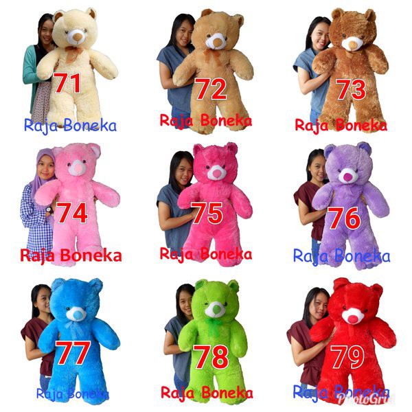 B 11 Boneka Panda Besar Coklat