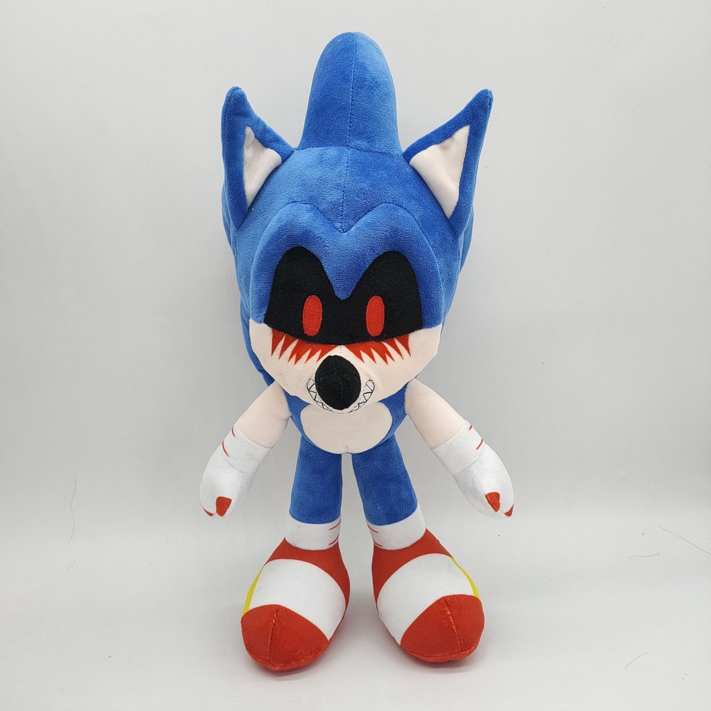 30cm Mainan Boneka Sonic EXE The Spirits Of Hell Plush Toy Evil Blood Soft Stuffed Doll Gift Kids