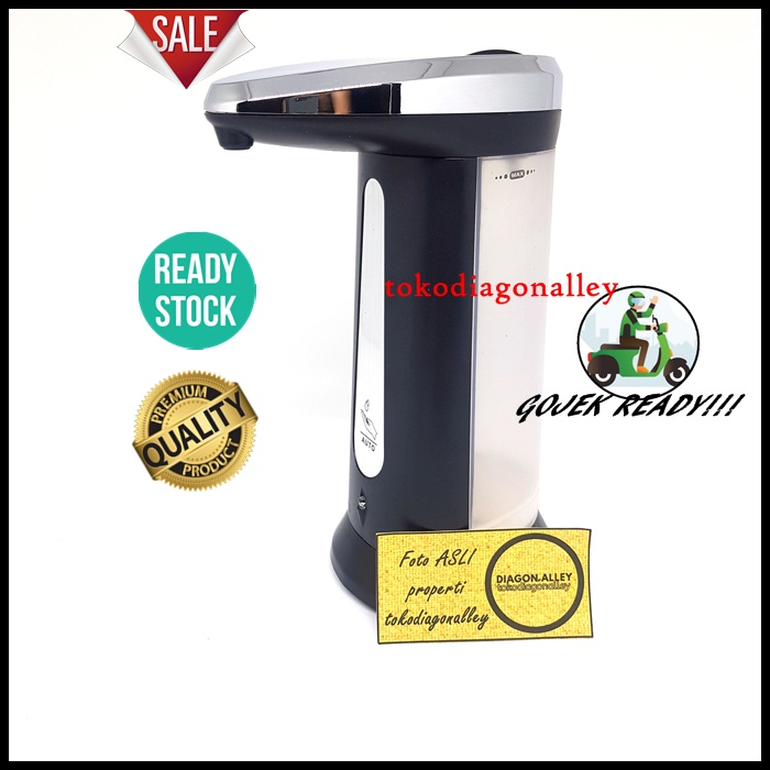 Dispenser Sabun Otomatis Sensor Automatic 400ml Baterei