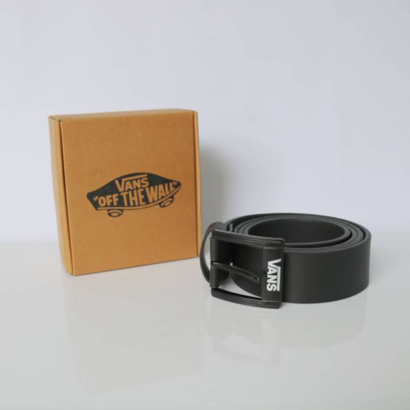 Belt Sabuk vans black leather