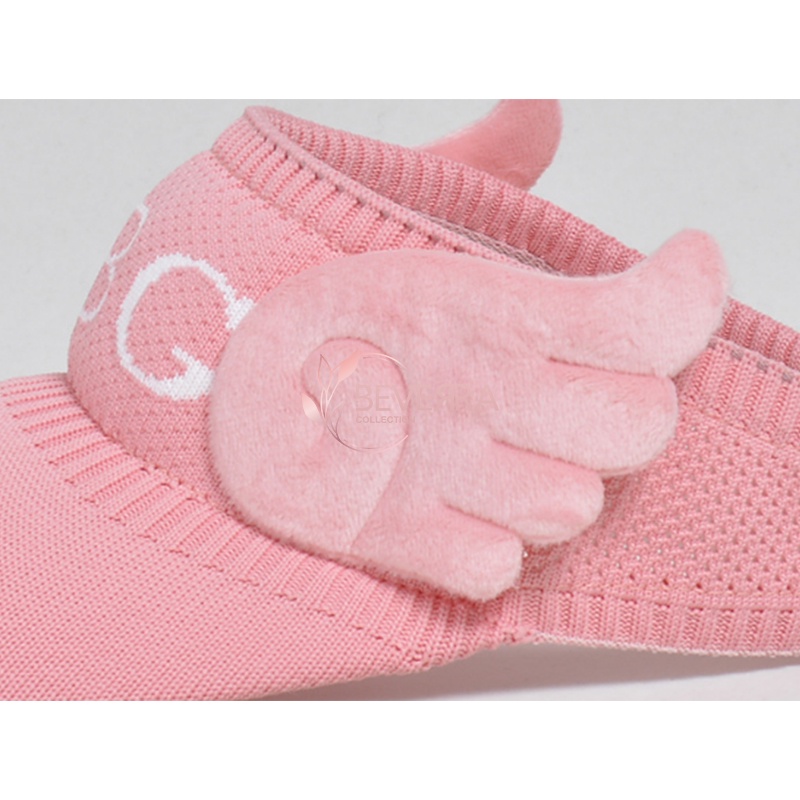 TOPI ANAK RAJUT VISOR PANTAI SUNSHADE MOTIF XBG WINGS BASEBALL ANTI UV ANAK KECIL BTF-2