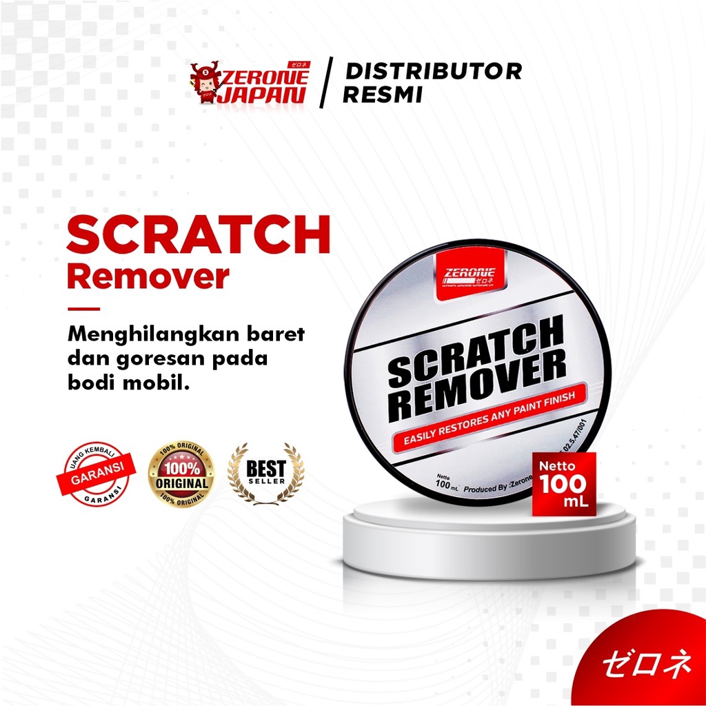 Zerone Penghilang Jamur Kaca Scratch Remover Penghilang Goresan Mobil Body Noda Aspal