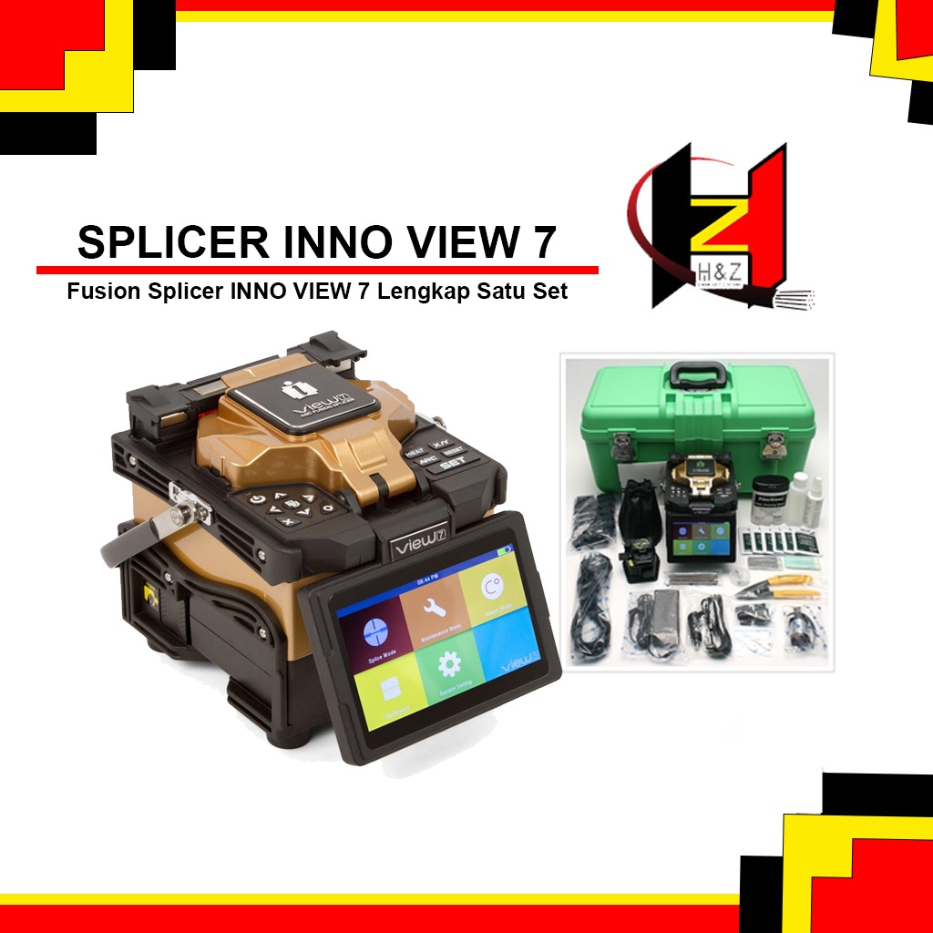 Splicer Inno View7 Core Alignment 6 Motor Fiber Optik FTTH