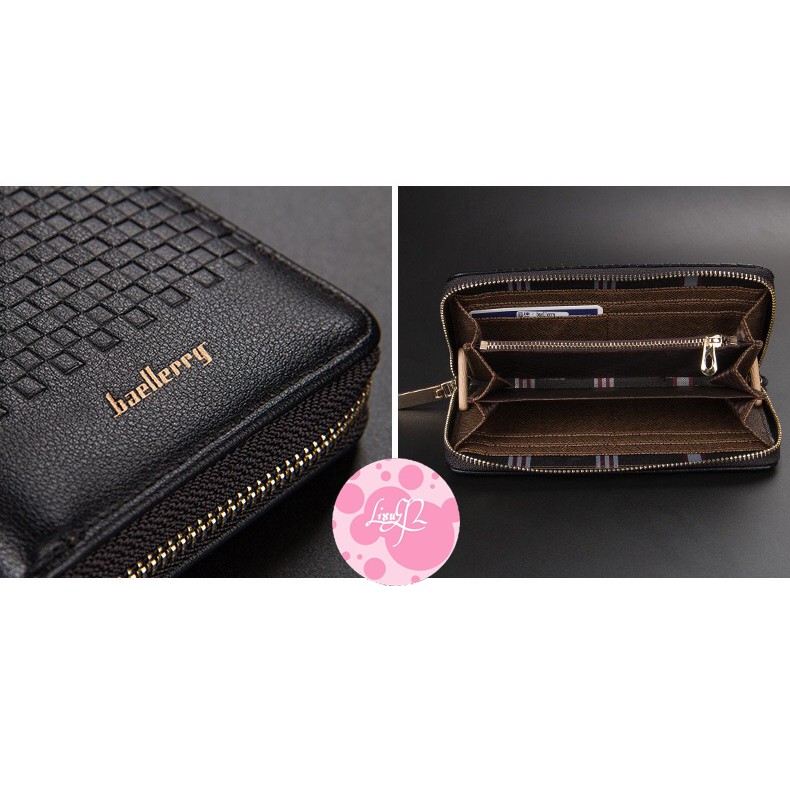 Dompet cowo - Dompet Baellerry Panjang - Dompet Kulit Pria - Dompet Baellerry Original Kulit Motif