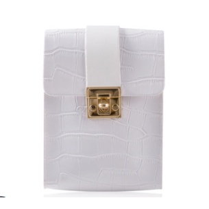 Stylish buaya-cetak tas selempang hp kecil wanita/IMPORT