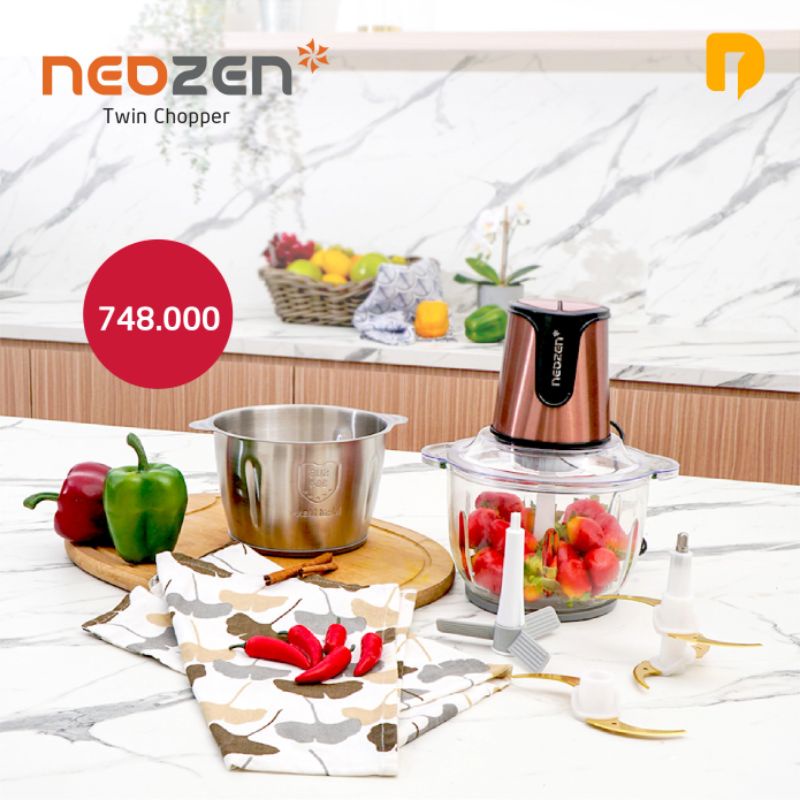 DUSDUSAN Neozen Twin Chopper Pemotong Otomatis