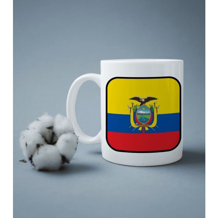 Mug Ekuador Ecuador Tema FIFA World Cup 2022