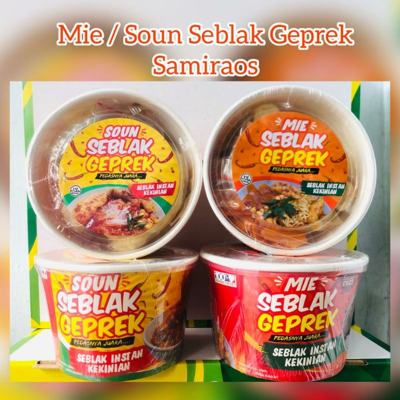 Mie Soun Seblak Geprek Samiraos - Seblak Instan Murah