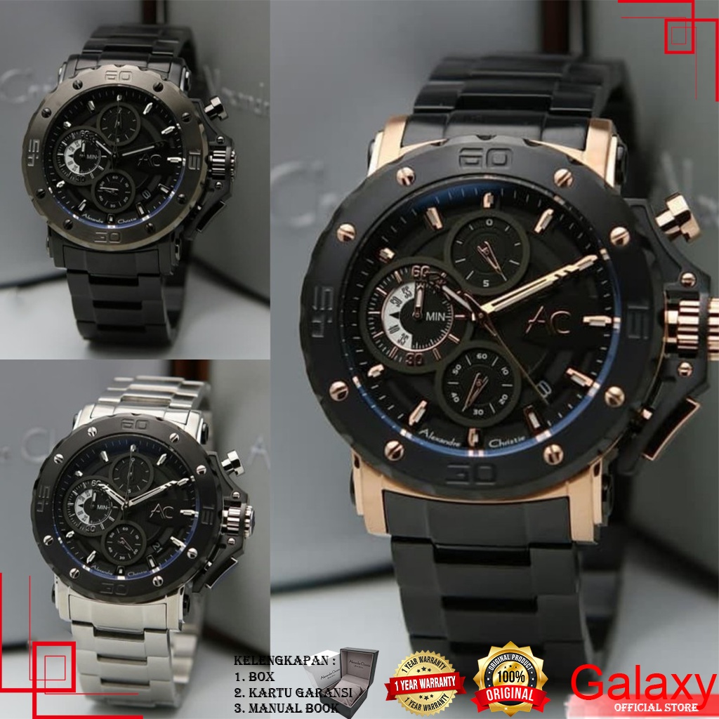 ALEXANDRE CHRISTIE PRIA ORIGINAL JAM TANGAN ALEXANDRE CHRISTIE PRIA JAM ALEXANDRE CHRISTIE AC ALEXAN