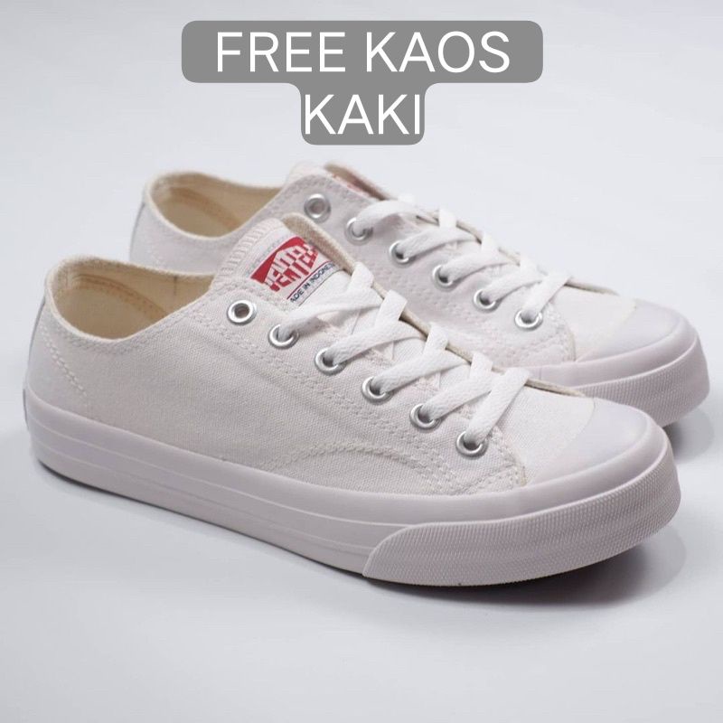 Ventela Basic Low Black Natural Vantela Basic Ventella Besic low Ethnic high evil icon slipon sepatu