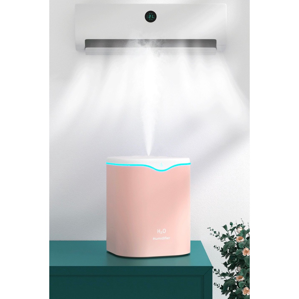 Humidifier Diffuser Aroma dual mist 2000ML Ultrasonic Oil Diffuser AromaTerapi Pengharum Ruangan