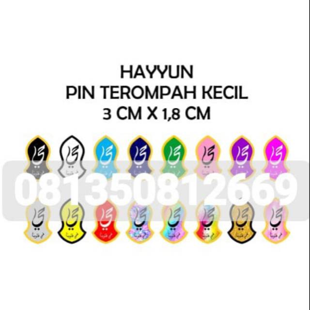 Pin Terompah Kecil Hayyun