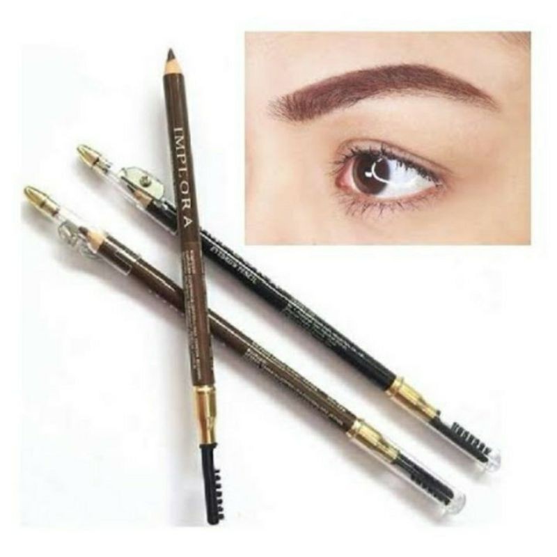 PENSIL ALIS IMPLORA BPOM/Warna Coklat