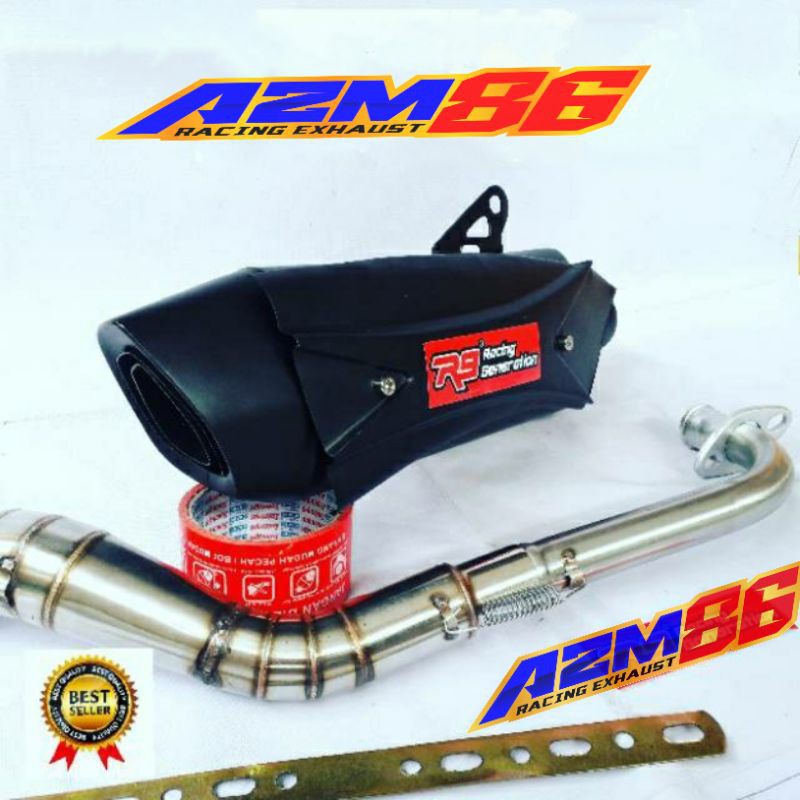 Kenalpot racing Vixion R15 GSX cb150r Xabre R9 Misano - Akrapovic