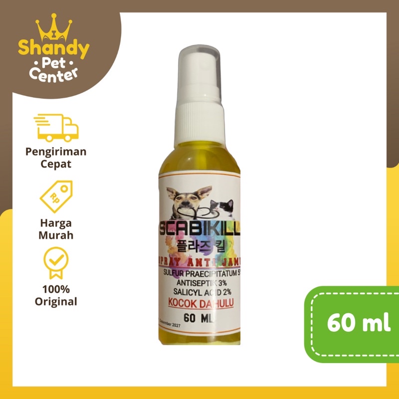 SPRAY BELERANG (OBAT JAMUR ANJING/ KUCING)