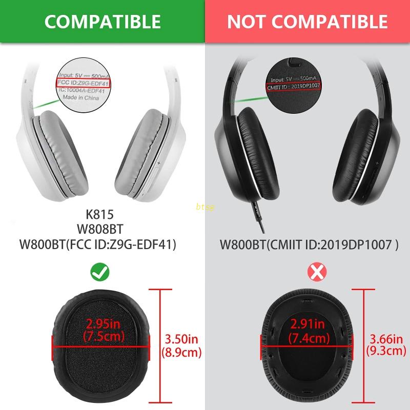 Btsg Bantalan Earpad Pengganti Untuk Headset W800BT W800X W808BT