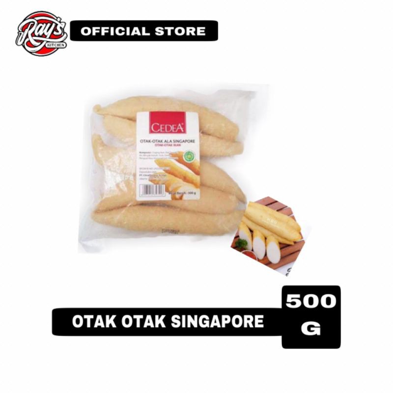 

Cedea Otak otak singapore 500gr isi 5 - Cedra olahan ikan otak singapore