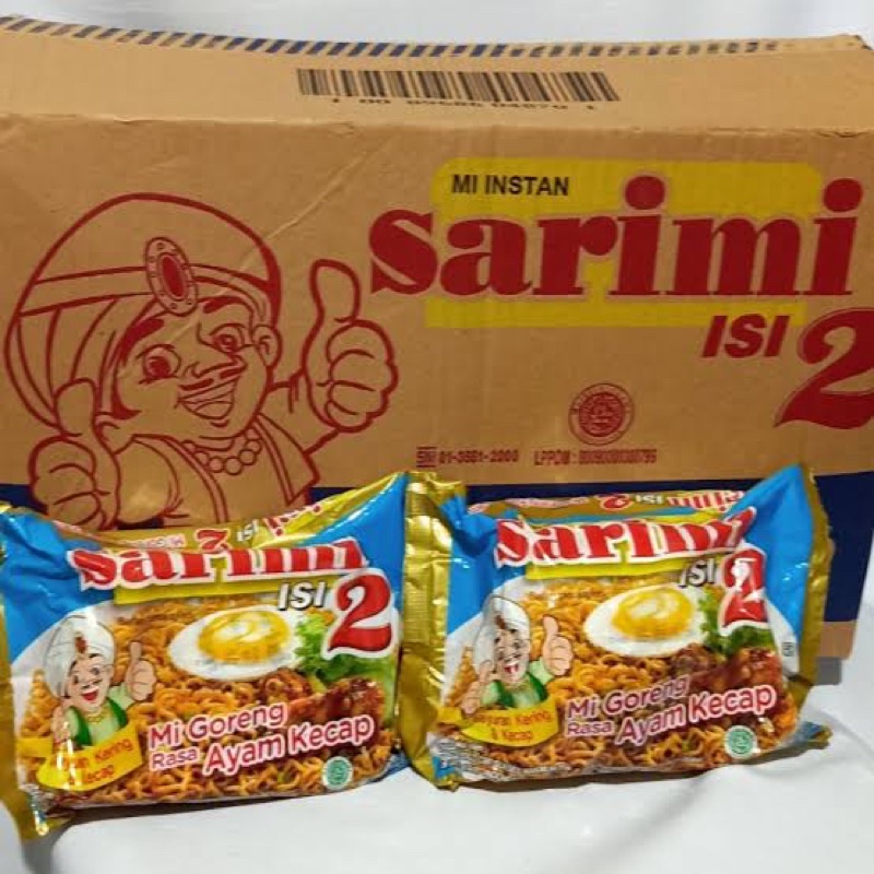 

Sarimi Goreng Isi 2 Rasa Ayam kecap 1 dus Isi 24