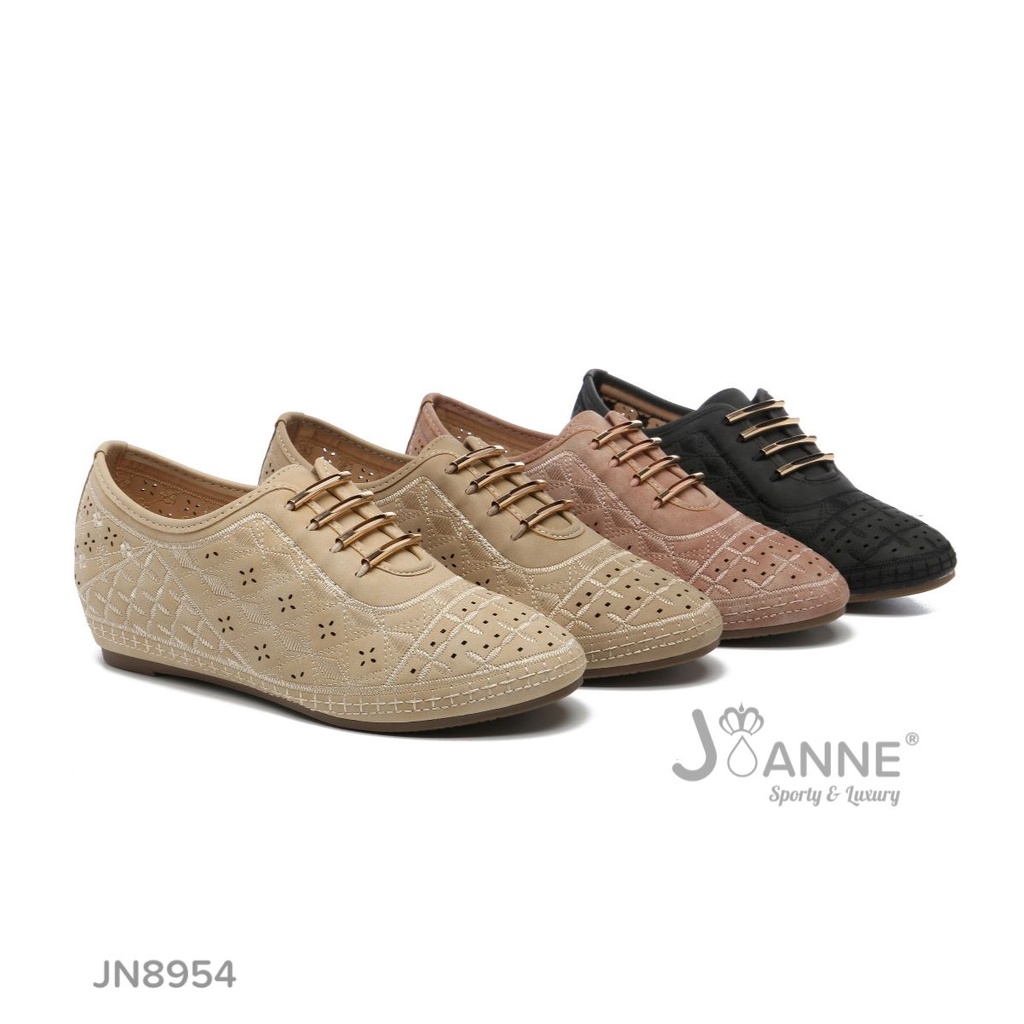 JOANNE Wedges Loafers Shoes #JN8954 ORIGINAL