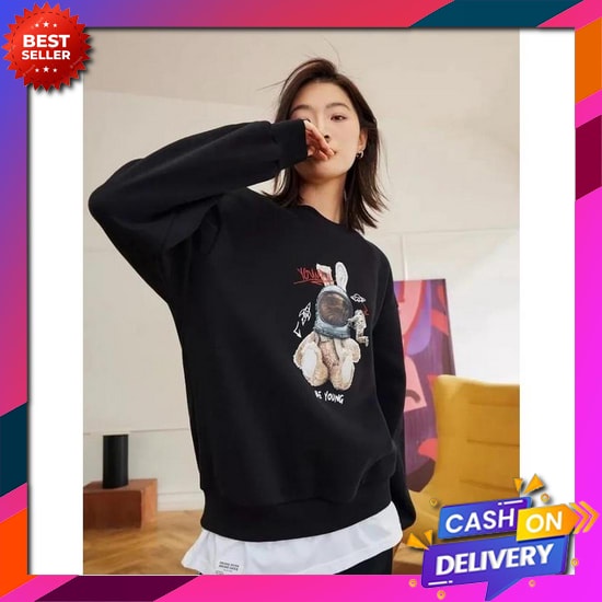 Sweater Wanita Private Time Now - Atasan Tebal Halus Premium Jaket Parasut Wanita Waterproof Kwalita