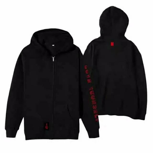 Hoodie zipper bts Love yourself world tour