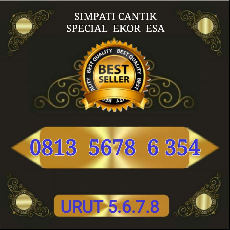 No Cantik Simpati Naik Urut 5678 Ekor ESA Khusus Yg Tau Aja Hoky Nocan Simpati Terbaik Dr Telkomsel